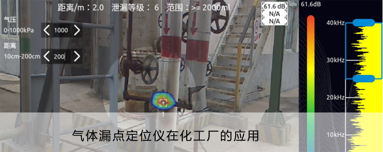 氣體漏點可視定位儀在(zài)化工廠中的(de)應用
